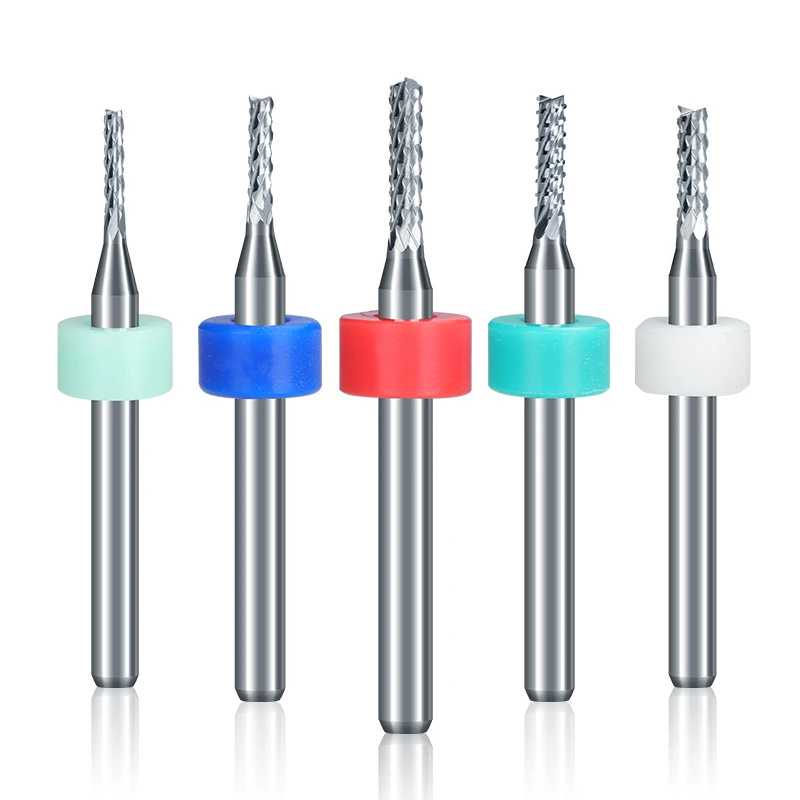 XCAN 10 Chiếc 0.5-3.175Mm Carbide PCB Miling Cắt 3.175Mm Vít Khắc CNC Máy Cấp Cối Xay