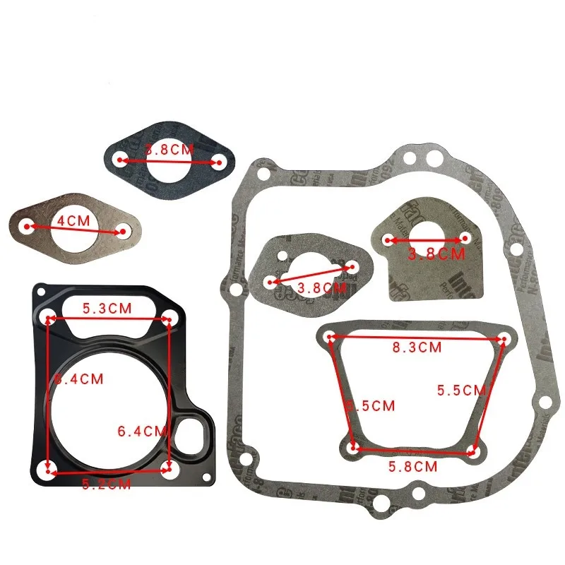148 Kotak/Silinder/Karburator/Peredam/Alat Gasket Filter Udara untuk 148F 24V Generator Inverter Set Lengkap Gasket