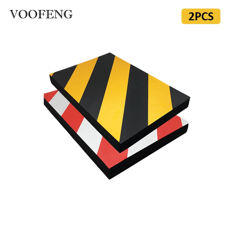2 Chiếc Cao Tầm Nhìn Phản Quang Dán Nhà Để Xe Tường Bảo Vệ Xốp Dán Tường Góc Bảo Vệ Cửa Xe Ô Tô Bảo Vệ An Toàn Bãi Đỗ Xe