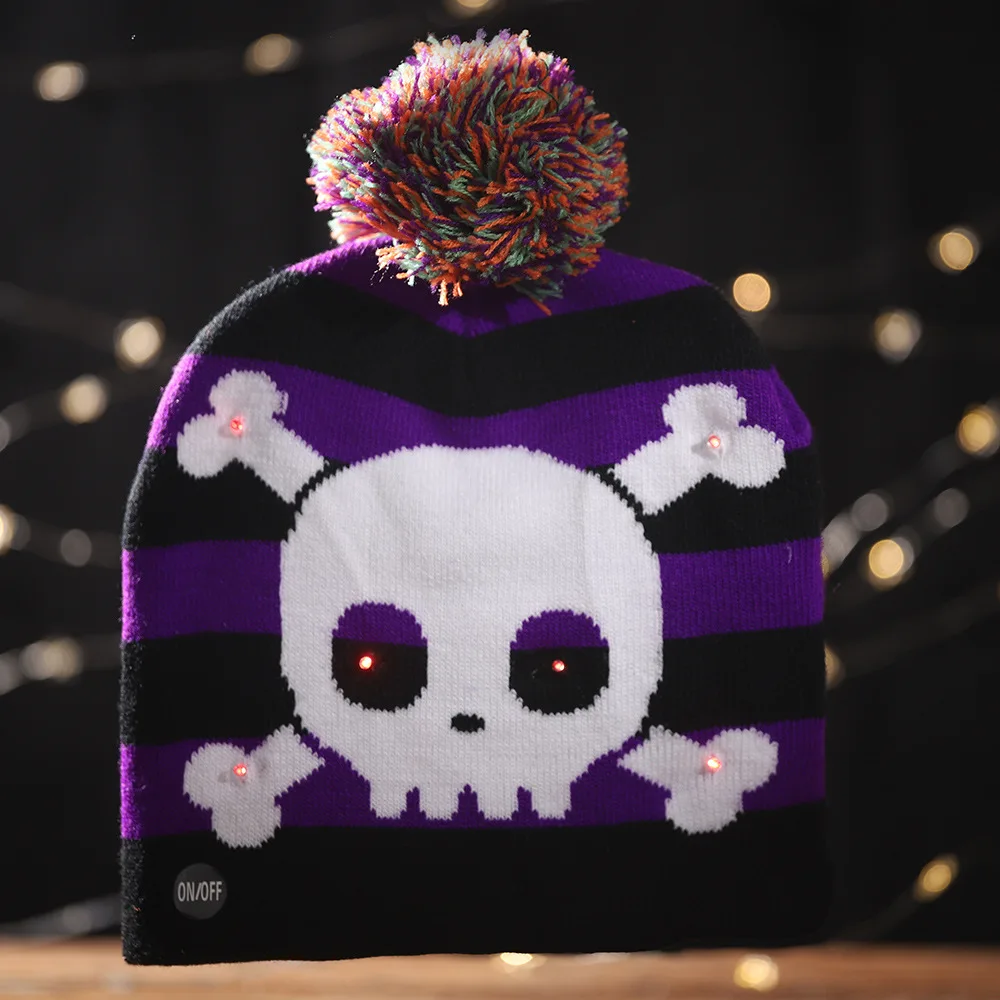 Halloween Mới Của Đèn Nón Len, Đầu Lâu, Ma, Đèn Nắp, con Trưởng Thành Của Nón Dự Tiệc Cung Cấp
