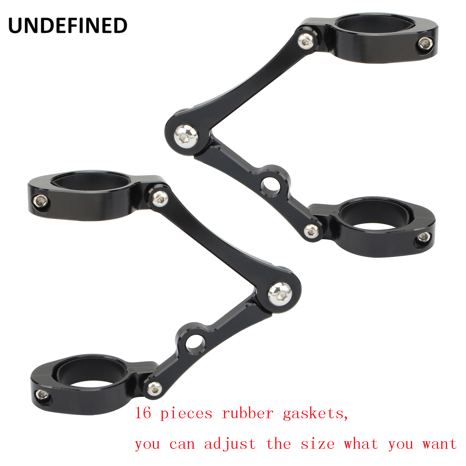 33Mm-58Mm Đèn Pha Chân Đế Gắn Kẹp Dĩa Tuýp Giá Đỡ 54Mm 49Mm 45Mm 41mm 37Mm Xe Máy Bobber Cafe Race Đa Năng