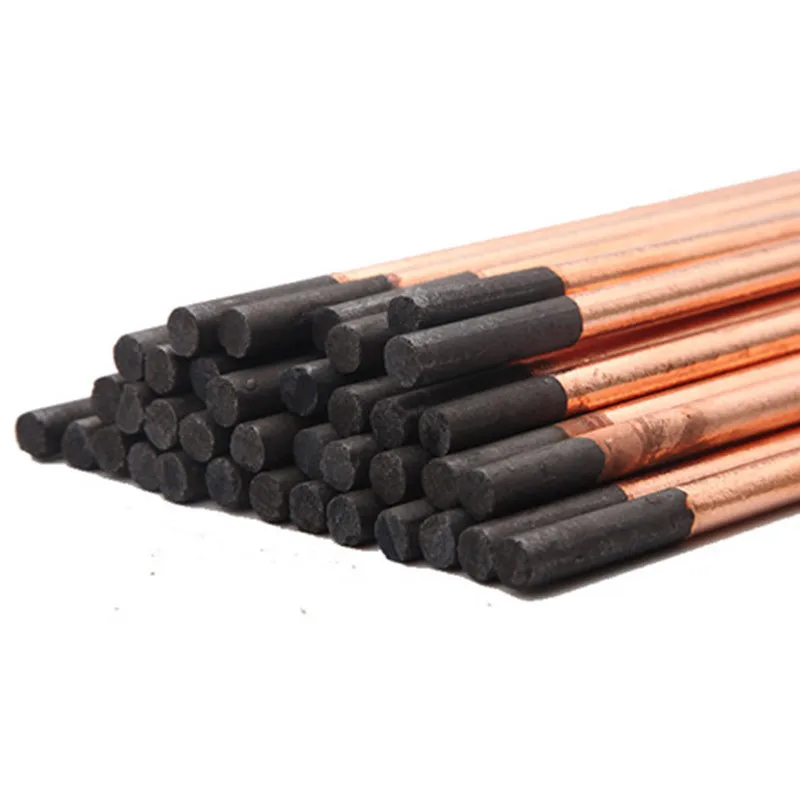 5 Cái Không Khí Carbon Vòng Cung Gouging Thanh Đồng Tròn Than Chì Điện Cực Cần Cho DC Khí Gouging Súng Điện Cực Carbon Cần 4-10Mm