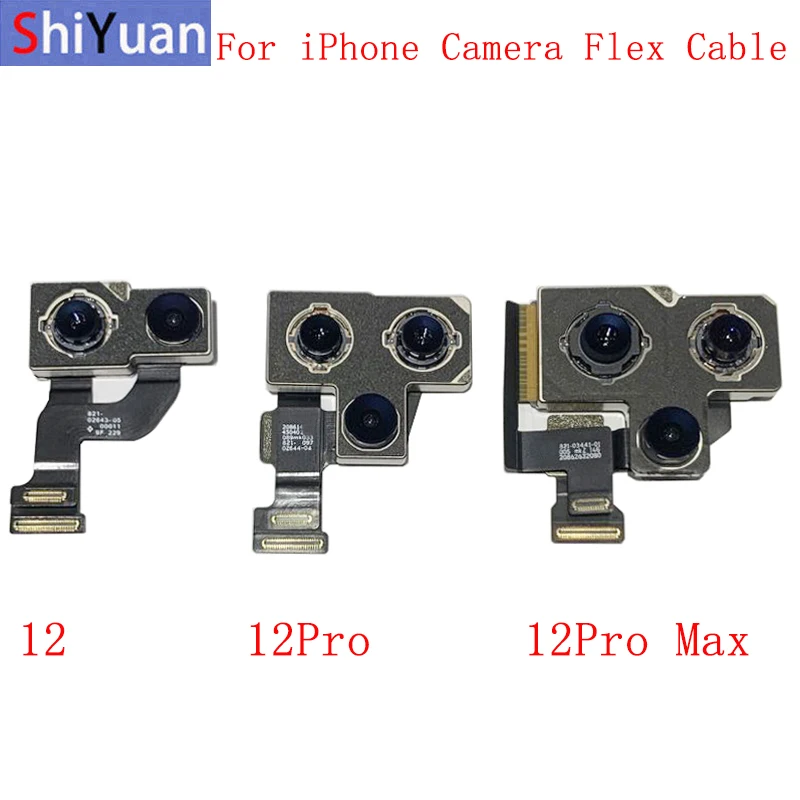 Ban Đầu Camera Lớn Phía Sau Lưng Module Camera Dành Cho iPhone X XR XS Max 11 Pro Max 12 Mini SE 2020 camera Sau Module