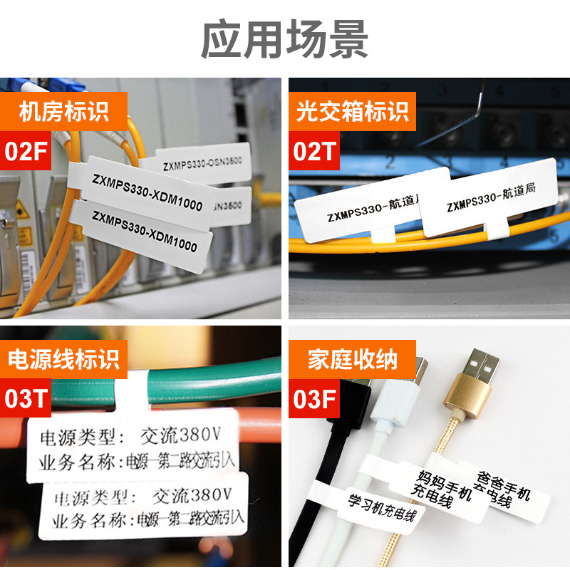 NIIMBOT B1 B3s B21 Label Machine Sticker Mobiele Unicom Telecom kamer vlag mes T-type staart fiber netwerk sieraden label papier