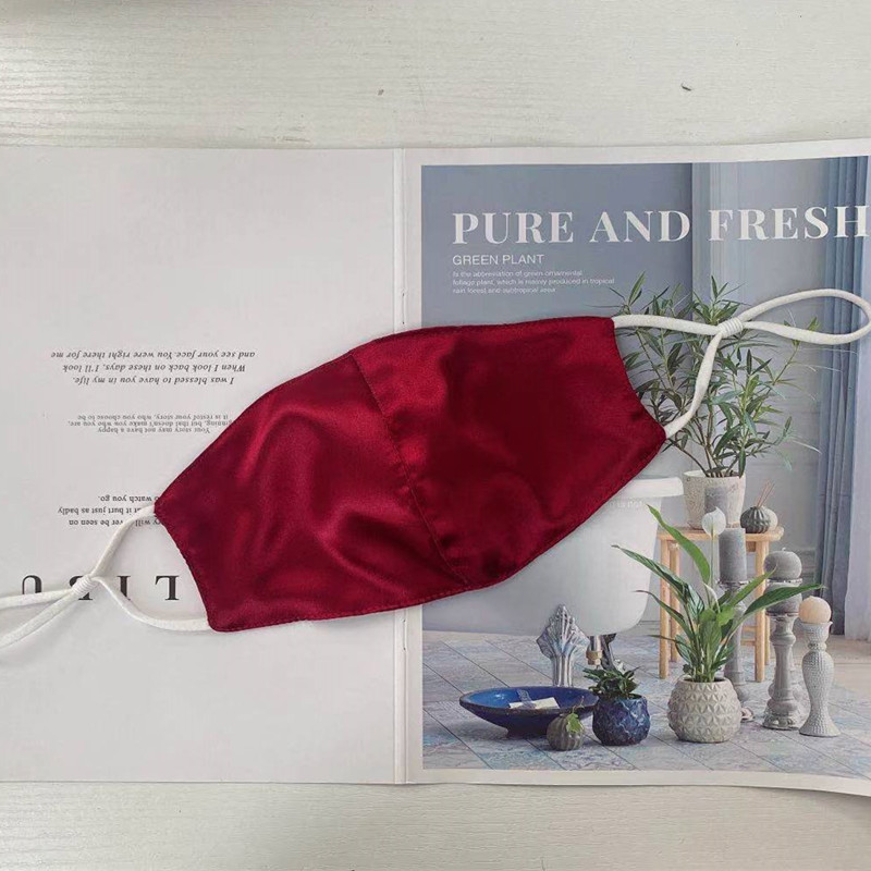 Schwarz/Weiß/Rot/Rosa Seide Satin Hochzeit Maske Braut oder Bräutigam Stoff Gesicht Masken Mode Braut Spitze satin Hochzeit Gast Maske