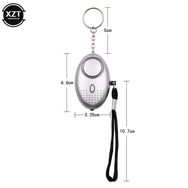 Cá Nhân Tự Vệ Báo Động 130 Db An Toàn Âm Thanh Nữ Sói Bảo Vệ Đèn LED An Toàn Báo Động Chống Mất Thiết Bị dành Cho Người Già Và Trẻ Em
