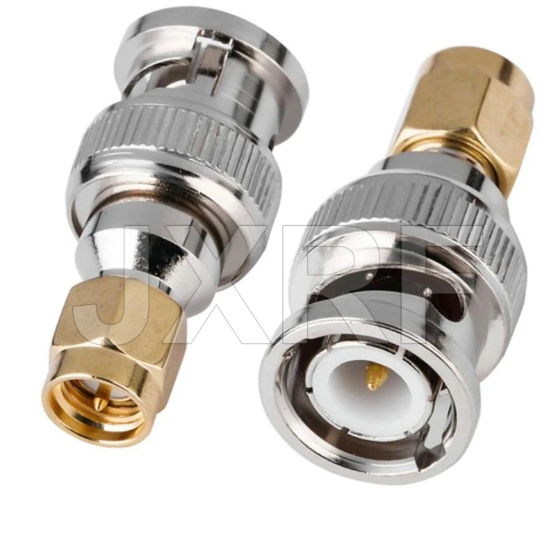 2 Chiếc SMA Nam Nữ Sang BNC Nam Nữ Adapter Dành Cho Các Thiết Bị Mạng LAN Không Dây, Cáp Đồng Trục, WiFi hàm Hay Máy Bộ Đàm Cầm Tay,