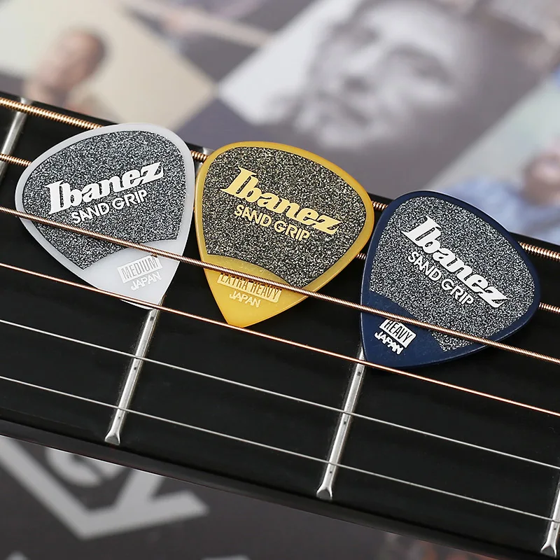 Ibanez Гитарные медиаторы Grip Wizard Series Sand Grip Антискользящие медиаторы 0.8/1.0/1.2 мм Гитарные аксессуары Сделано в Японии