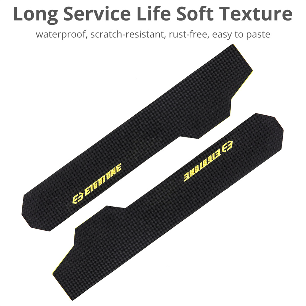 KOCEVLO Stiker Perlindungan Rantai Sepeda MTB Pelindung Bingkai Tahan Gores Penutup Pelindung Rantai Sepeda Jalan