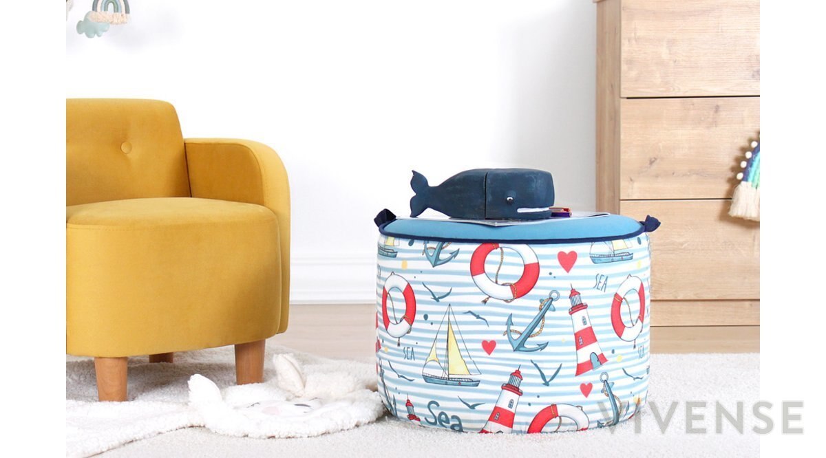 LODIE Anak Puff Biru