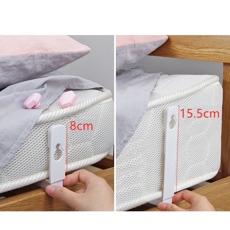 Soporte para sábanas con Clip para el hogar, funda para sofá, colchón, edredón, sujetadores antideslizantes, soporte fijo, accesorios pequeños para el hogar, 4 Uds.