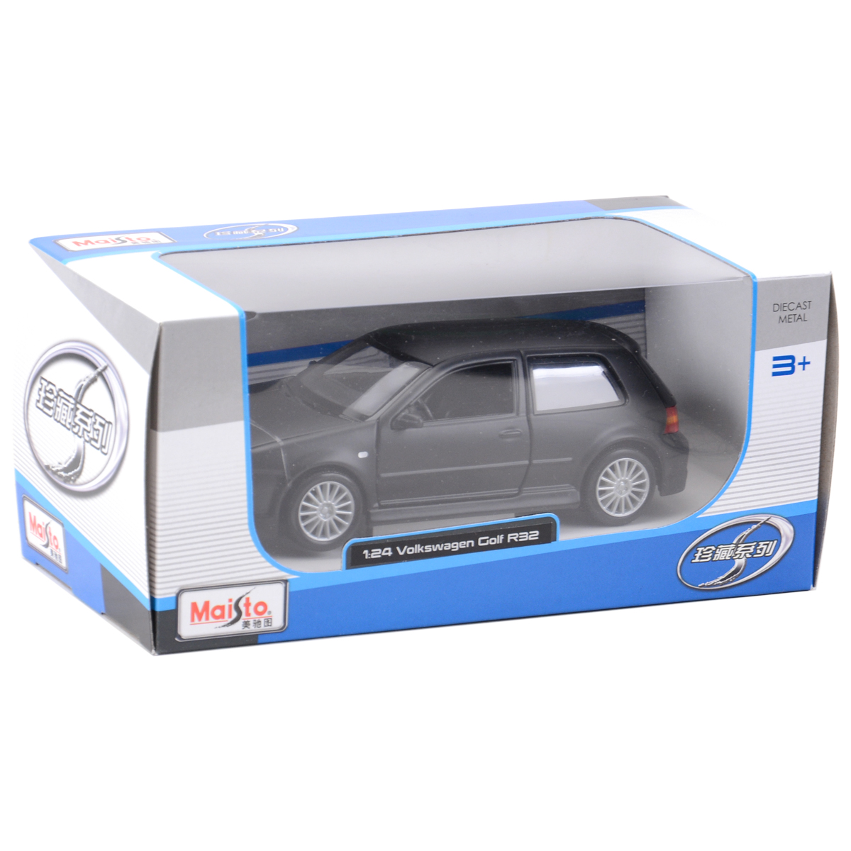 Maisto 1:24 Volkswagen Golf R32 Kendaraan Statis Die Cast Kendaraan Koleksi Model Mobil Mainan