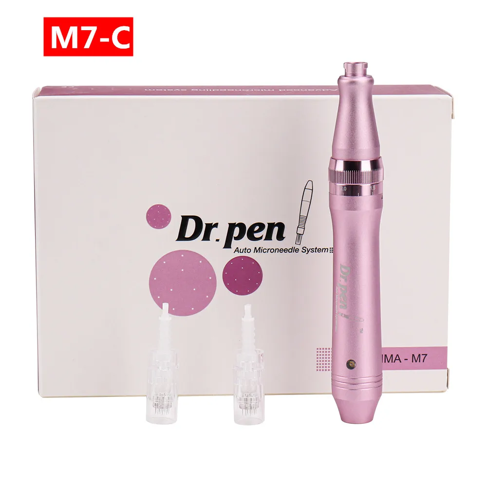 Có Dây Dr Bút M7 Ultima Dermapen Micro Chuyên Nghiệp Bút Kim Mesotherapy Tự Động Micro Kim Derma Hệ Thống Trị Liệu Với Hộp Mực