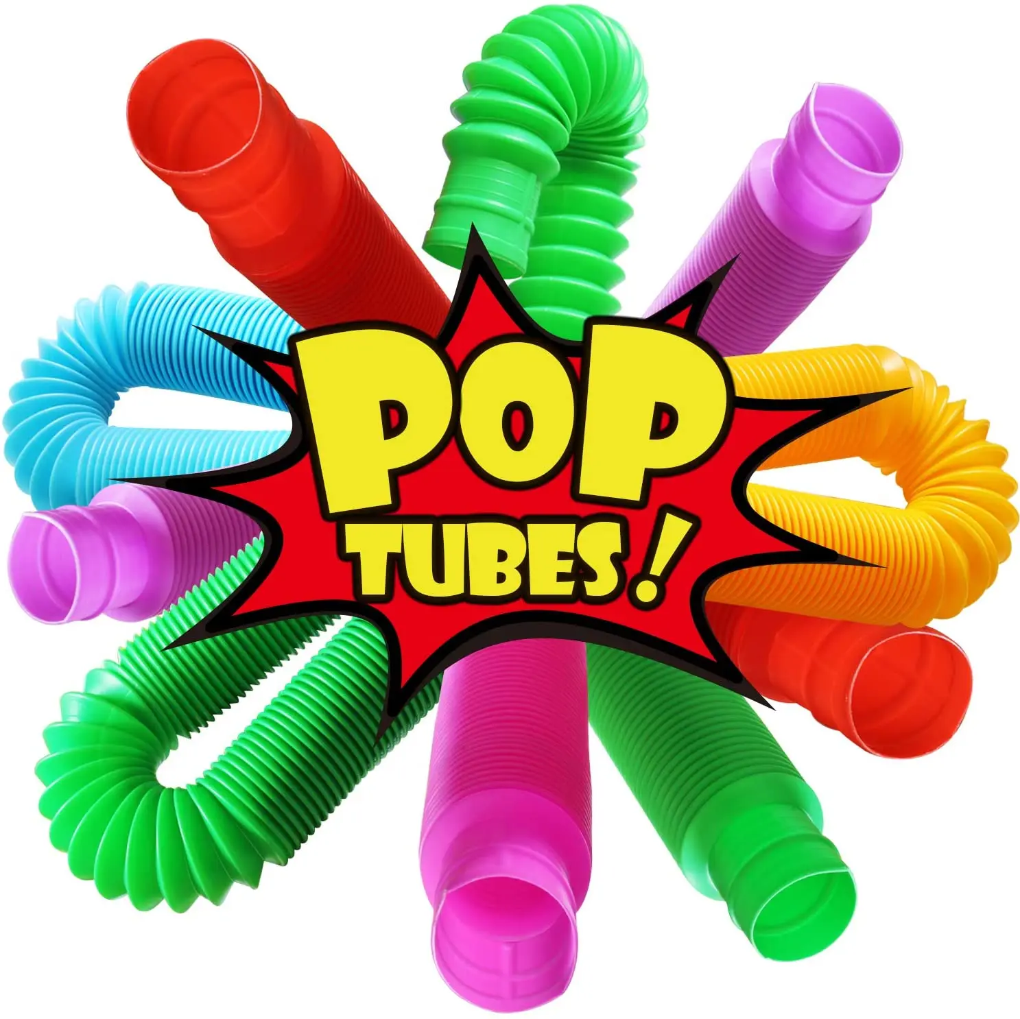 Bộ 4 Hộp Mini Pop Ống Giác Quan Fidget Đồ Chơi Nhiều Màu Sắc Hạng Nặng Cho Xây Dựng Xây Dựng Đồ Chơi Giáo Dục Cho Stress Tự Kỷ ADHD
