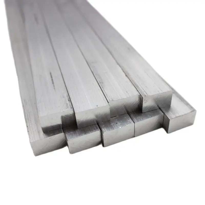 Striscia di piastra a barra piatta in alluminio Lamiera di metallo in lega di alluminio Blocco CNC Mulino solido Stock 6061