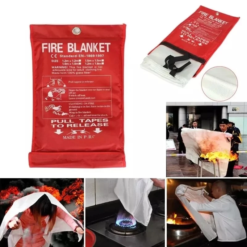 1,5 M x 1,5 M feuerfeste decke, glas faser feuerfeste, flammschutzmittel, notfall überleben shelter, feuerfeste notfall decke