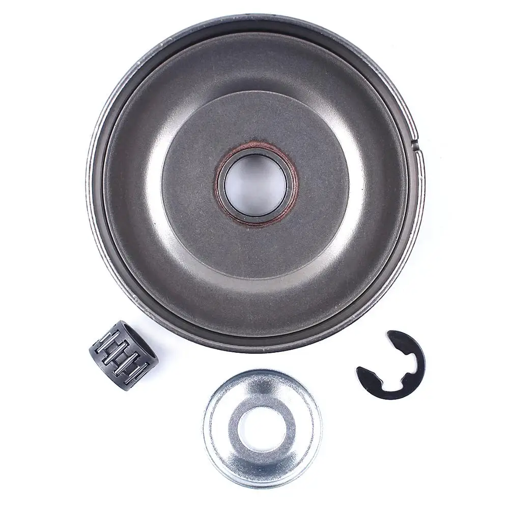 3/8 Độ 6T Ly Hợp Trống Con Quay Máy Giặt E-Kẹp Bộ STIHL 017 018 021 023 025 MS170 MS180 MS210 MS230 MS250 Máy Cưa Xích