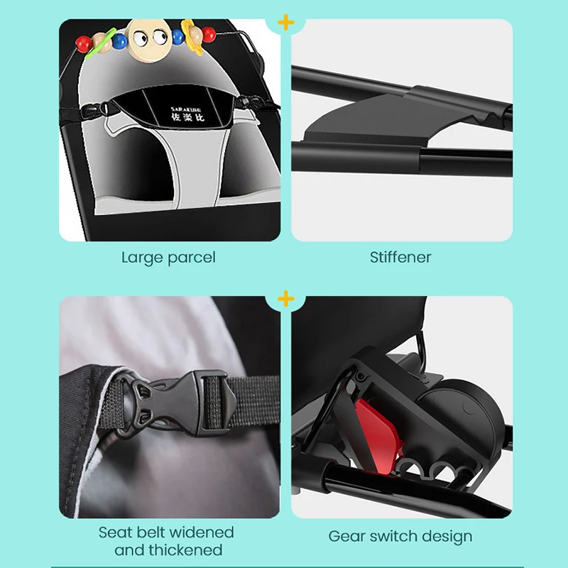 LazyChild-mecedora cómoda para bebé, silla reclinable para recién nacido, artefacto para dormir