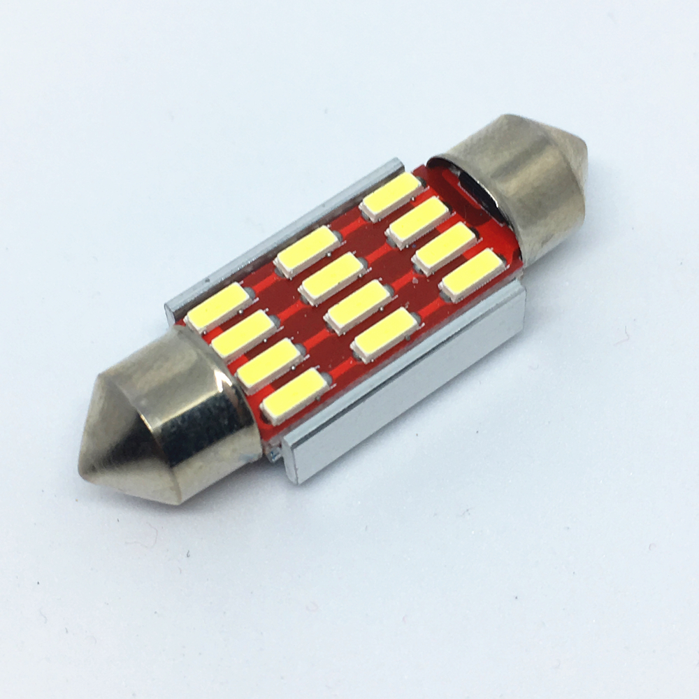 10 Chiếc Xe Festoon Đèn 31Mm 36Mm 39Mm 41Mm Đèn Đọc Sách Nội Thất Ô Tô Mái Vòm Đèn Đọc Sách bóng Đèn Trắng C5W C10W 4014 LED
