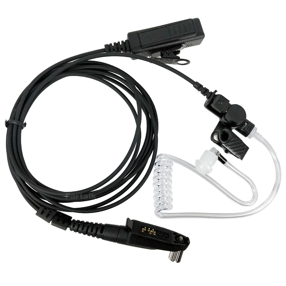 Auriculares con micrófono y tubo de aire para Motorola GP328plus GP344 GP388 GP328-Plus anysecf22 F25 W5 Kirisun, Walkie Talkie Android