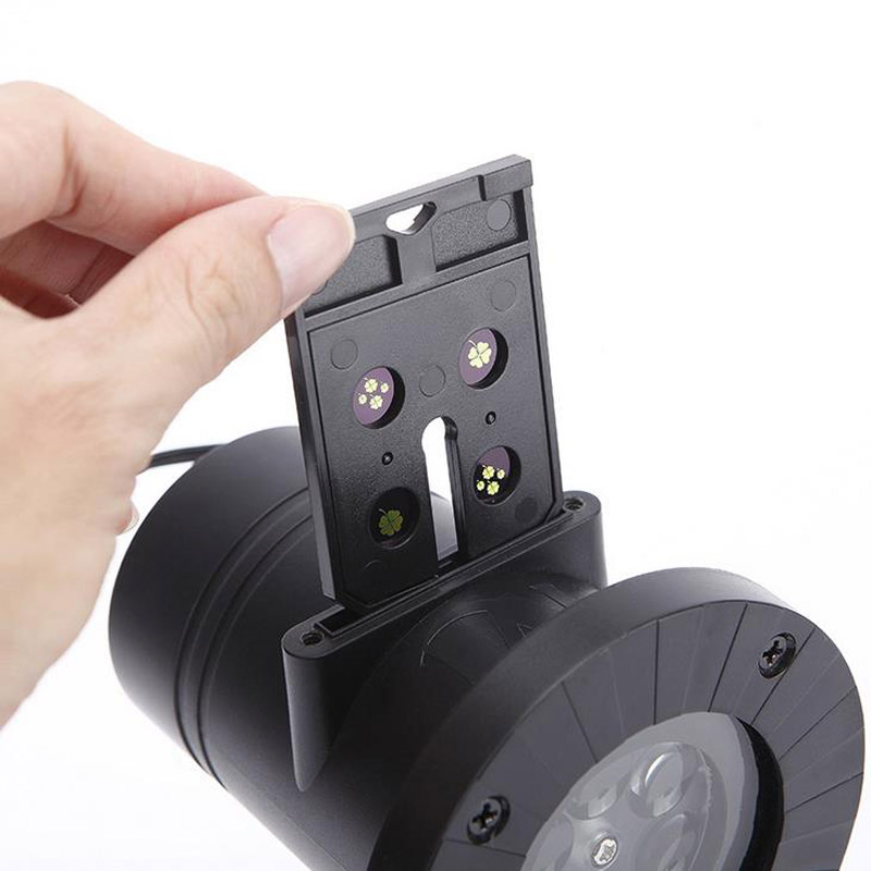 クリスマスレーザースノーフレークプロジェクター,12モチーフ,ハロウィーンの屋外照明,ディスコ,家庭,庭,室内装飾用