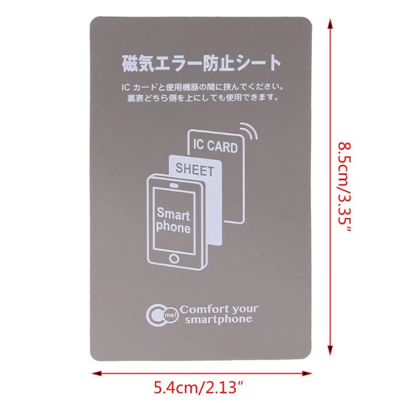 2022 Mới Màu Xám Chống Kim Loại Từ Miếng Dán NFC Paster Cho Iphone Di Bus Điều Khiển Truy Cập Thẻ IC Card bảo Vệ Đồ Dùng