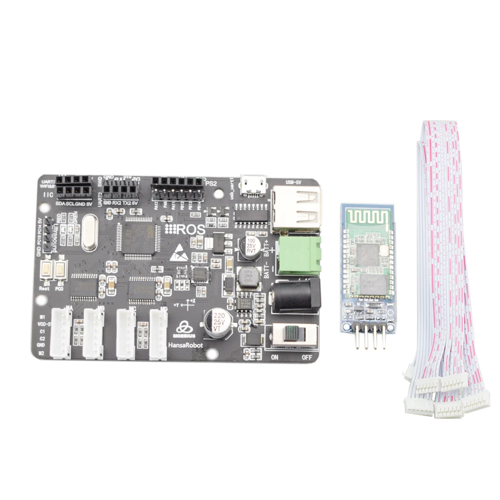 Stm32f103rct6 Mecanum Bánh Xe Điều Khiển Ban PID Kín Động Cơ Omni Cánh Tay Robot Mã Nguồn Mở Ros Bộ Điều Khiển Màn Hình Oled