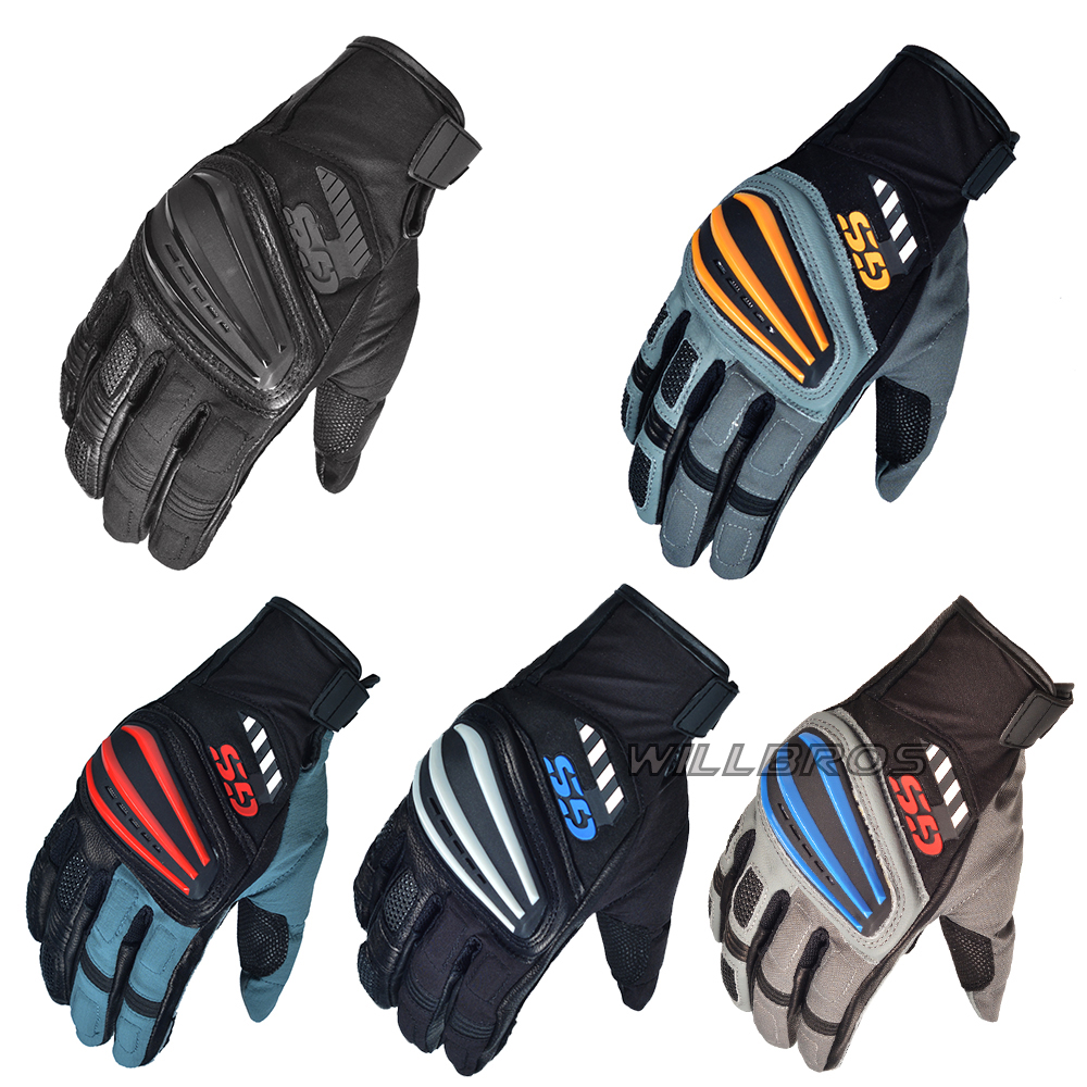 Rallye 4 GS Găng Tay Da Cho Xe BMW Xe Máy Motorrad Guantes Xe Máy Xe Tay Ga Phố Moto Đi Luvas Unisex Nam