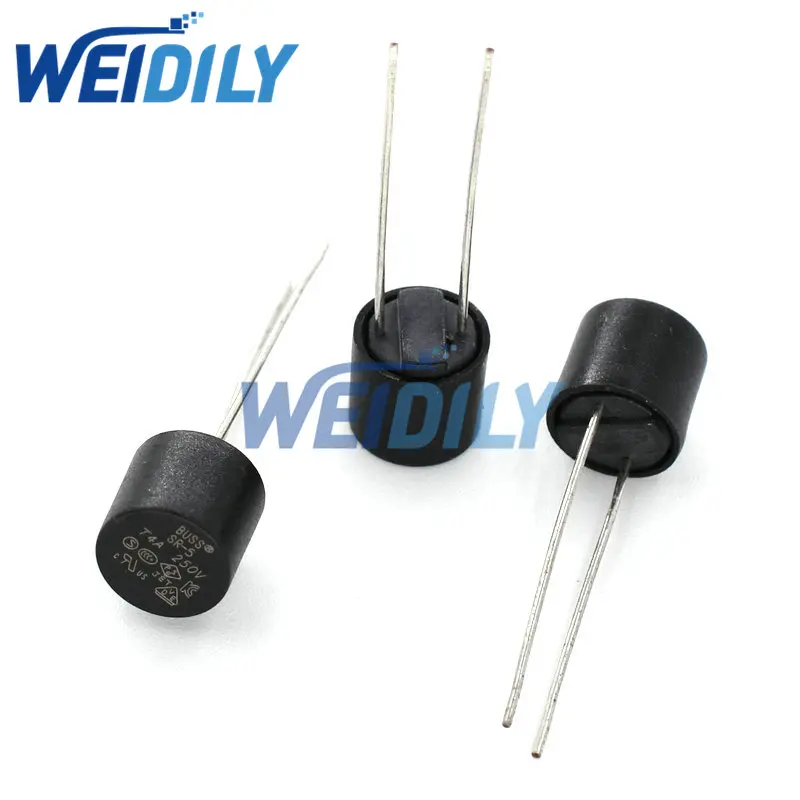 円筒形ヒューズブローヒューズ、0.5a、1a、1.6a、2.55a、3.15a、4a、5a、6.3a、250v、t0.5a、t1a、t2a、t3a、t3.15a、t6.3a、250v、SR-5、2ピン、20個