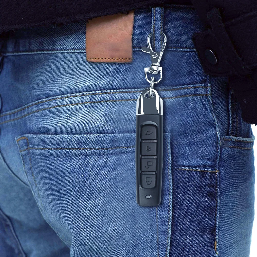 Abridor de puerta de garaje con Control remoto, 433MHZ, duplicador de Control remoto, clonación, código, llave de coche