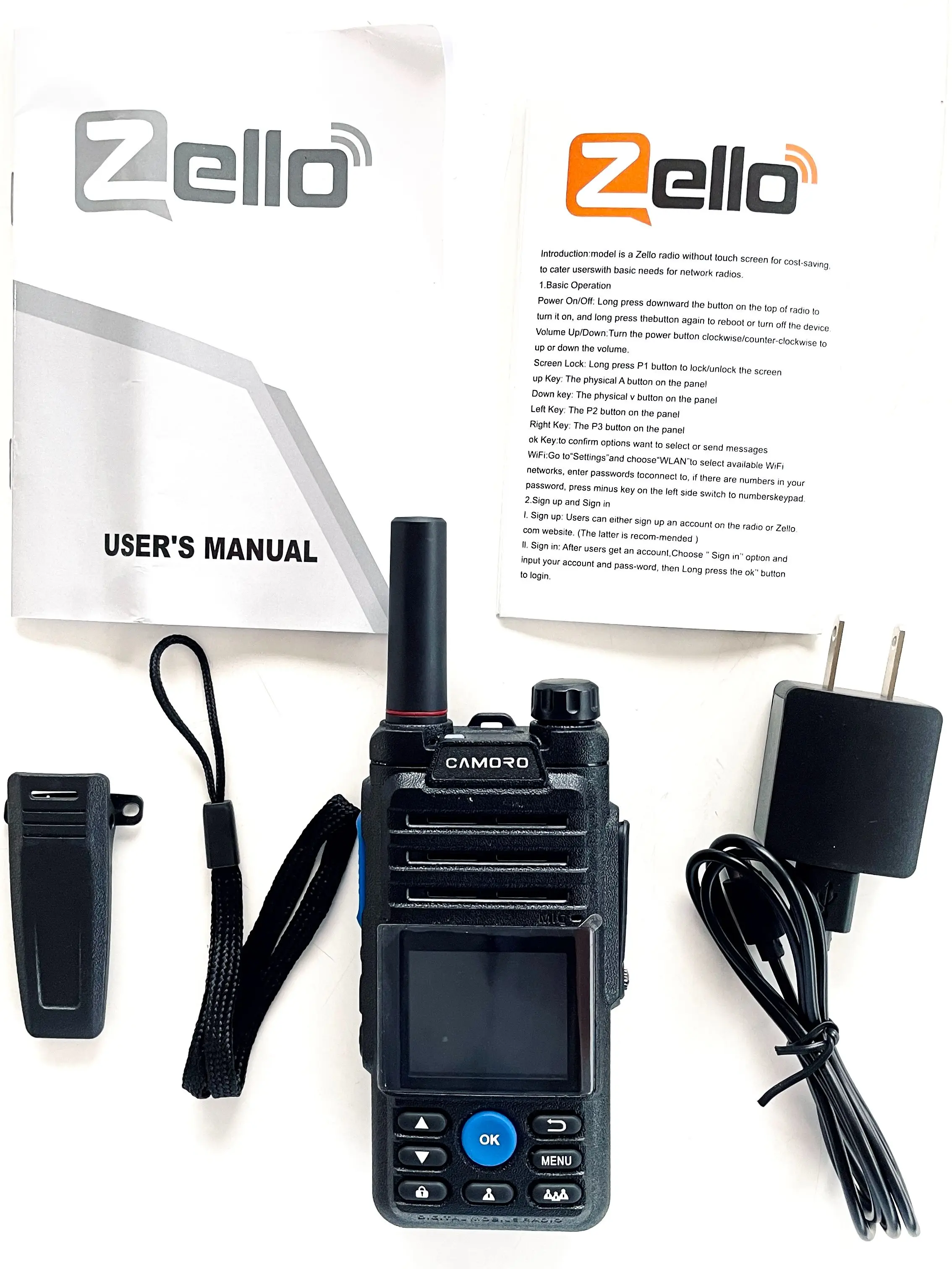 Echt Ptt Radio Lange Palette Transceiver Realptt & Zello Walkie Talkie 4G Poc Radio WIFI GPS Radio Android Walkie talkie 5000km