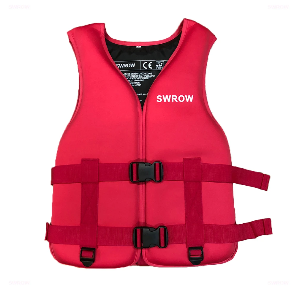 เสื้อชูชีพ Neoprene สําหรับเด็กผู้ใหญ่ใหม่กีฬาทางน้ําเสื้อชูชีพเสื้อชูชีพว่ายน้ําพายเรือเล่นสกีขับรถเสื้อกั๊กดริฟท์
