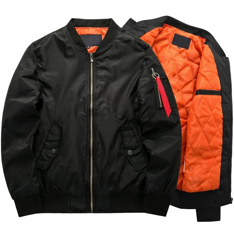 Chất Lượng Cao Ma1 Dày Và Mỏng Xanh Quân Đội Quân Xe Máy Ma-1 Aviator Phi Công Không Quân Nam Áo Khoác Bomber Nam plus Kích Thước 8XL