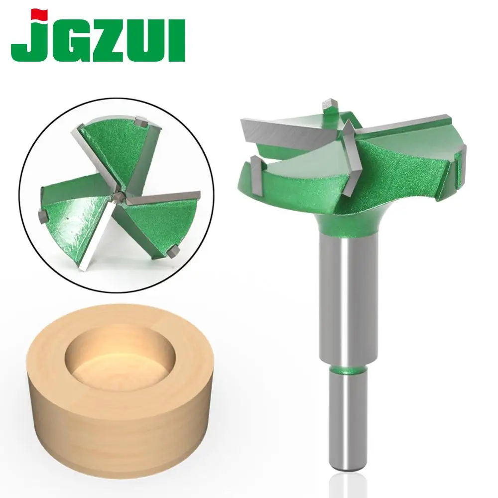 1 Chiếc 35-70Mm 3 Răng Forstner Đầu Dụng Cụ Làm Rau Cau Lỗ Cưa Cắt Bản Lề Nhàm Chán Khoan Tròn vỏ Hợp Kim Vonfram Dao Cắt