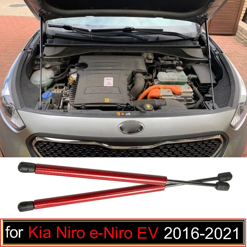 Para Kia Niro (DE) e-Niro EV 2016-2022 capó delantero modificar puntales de Gas soporte de elevación amortiguador accesorios barra de varilla resorte de pistón