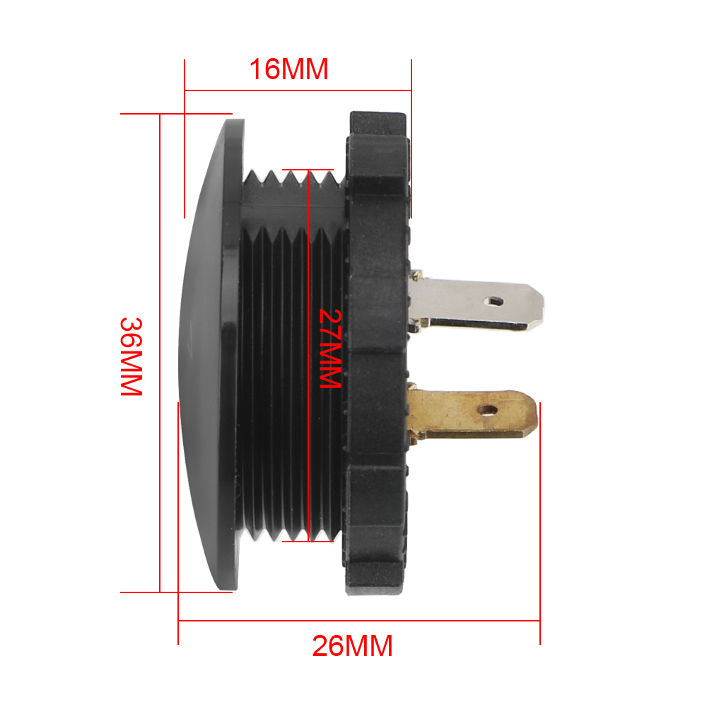 DC 12V-24V ミニデジタル電圧計電圧計テスター Led ディスプレイ車自動車オートバイボート ATV トラック修理されたアクセサリー