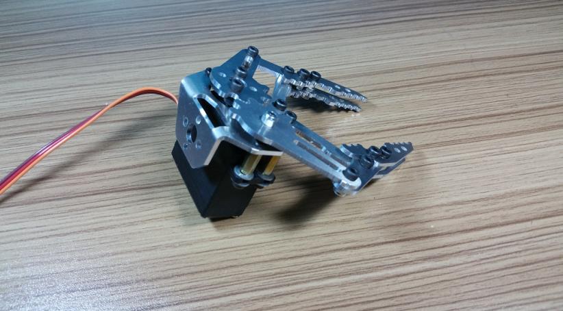 Silber Metall Roboter Arm Greifer Hand Klaue Klemme Roboter Kit mit mg996r Servo für Arduino DIY Projekt Stiel Spielzeug Teile