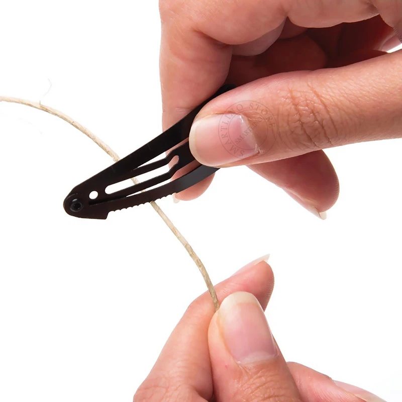 Tự Vệ Kẹp Tóc Kẹp Tóc Đa Năng Nữ Tóc Barrettes Chân EDC Mini Dụng Cụ Cắm Trại Cấp Cứu Sinh Tồn