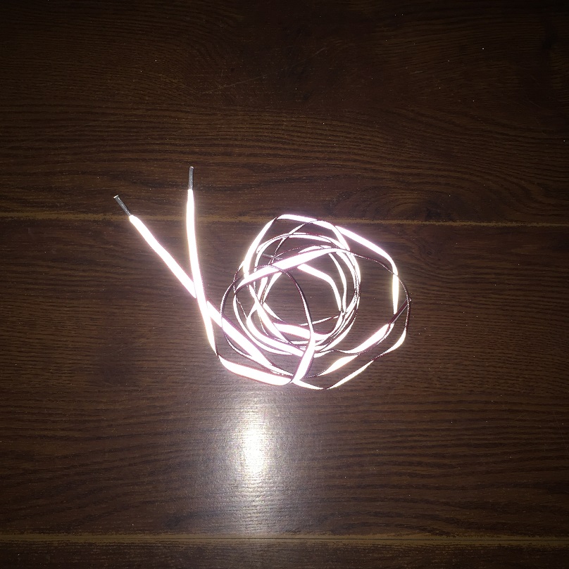 120cm Length Fluorescent Reflective Shoelaces Sports Warning Shoelace Multicolor