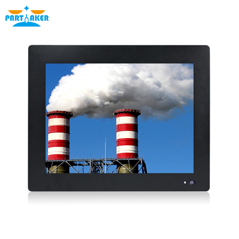 Partaker 12.1 Inch Industrial Touch Panel PC Intel J1800 All in One Computer 4 Wires Resistive Touch Screen Windows 7/10,Linux
