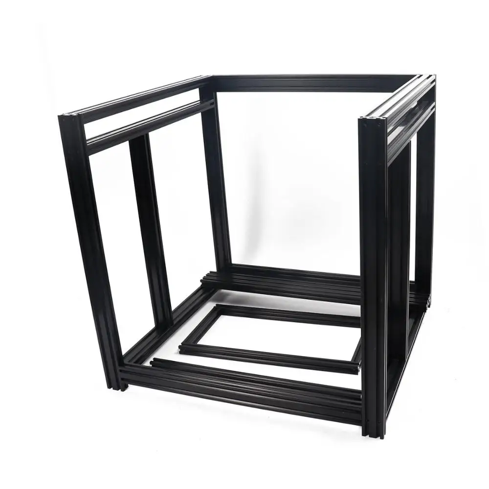 BLV MGN Kubus 3d Printer Buta Bersama Bingkai Kit dengan Sekrup Sudut Sudut dan Bergabung Piring Pra-order untuk Gudang Spanyol