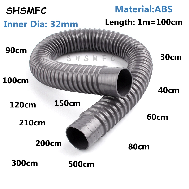 I.D 32 мм, длина 30 ~ 500 см, удлинительные трубы для сливного шланга для стиральной машины, универсальный тип, бытовые дренажные трубы, фитинги
