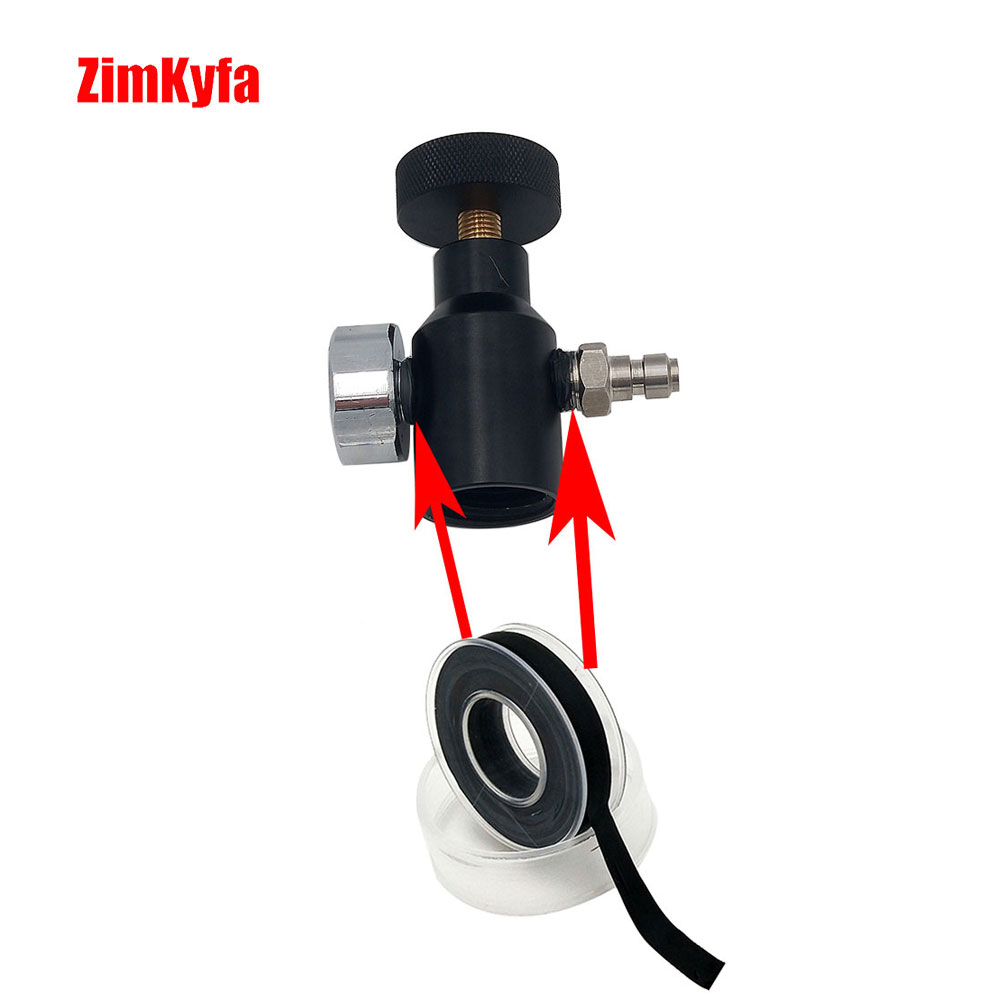 PTFE-Gewinde-Dichtungsband für pneumatische Anschlüsse, Luftdruckmessgerät, Schnellanschluss, Installation von Schlauchanschlüssen