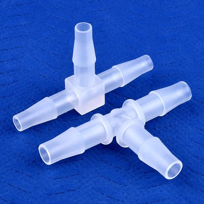 5 ~ 200 Chiếc O.D 1.6 ~ 15.8Mm Nhựa PP Tee Kết Nối Vườn Ống Tưới Chung Bể Cá Adapter máy Bơm Không Khí Vòi Chùa Khớp