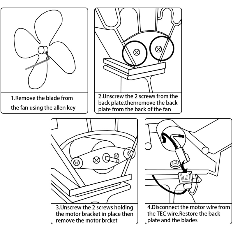 一般的な暖炉ファンモーター 1500RPM ストーブファン発電機モーターログ薪バーナー暖炉アクセサリー交換