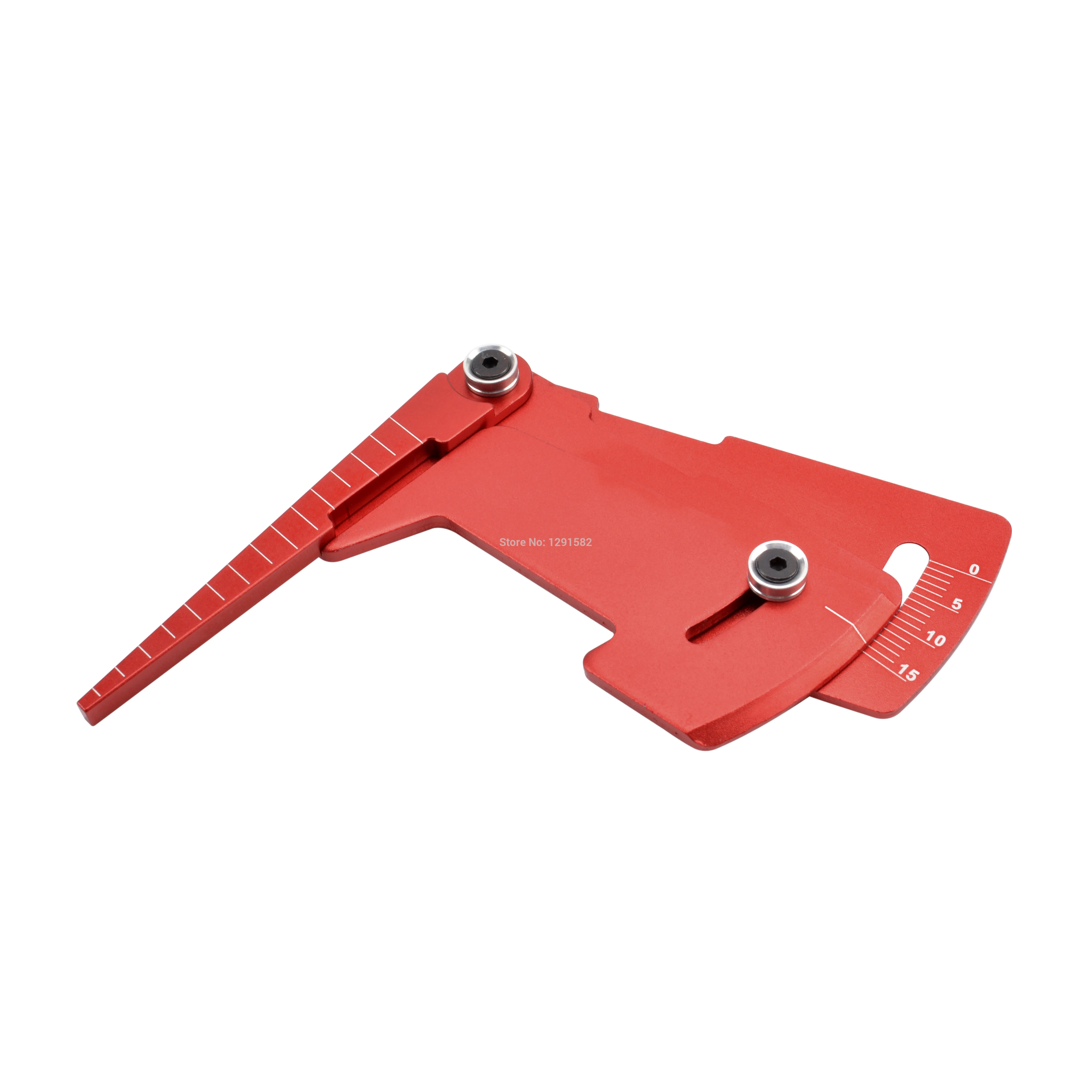 ไม้บรรทัดปรับปรับ RC รถความสูงและล้อ Camber 15 องศา Hobby เครื่องมือ CNC สําหรับ RC รถ 1/8 1/10 Tamiya HSP HPI