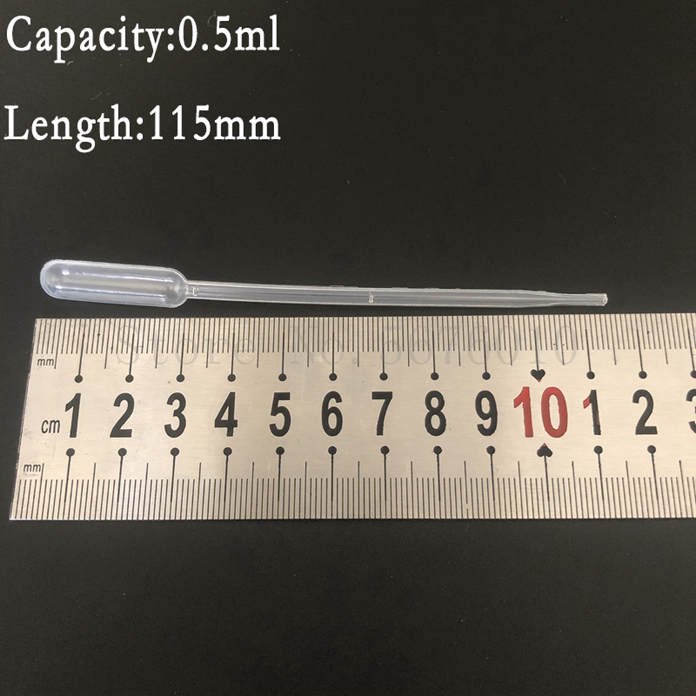 Bộ 100 Đến 500 Chiếc Phòng 0.2Ml 0.5Ml 1 2Ml 3Ml 5Ml 10Ml nhựa Pasteur Pipet Xả Clear Ống Nhỏ Giọt