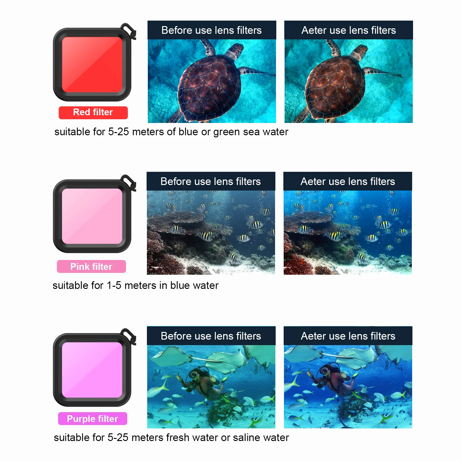 GoPro Hero 5 6 7 Chống Nước Nhà Ở Lưng Dưới Nước Lái Xe Đi Pro 5 6 Bảo Vệ Bổ Nhào Bao Hành Động camera Accessoris