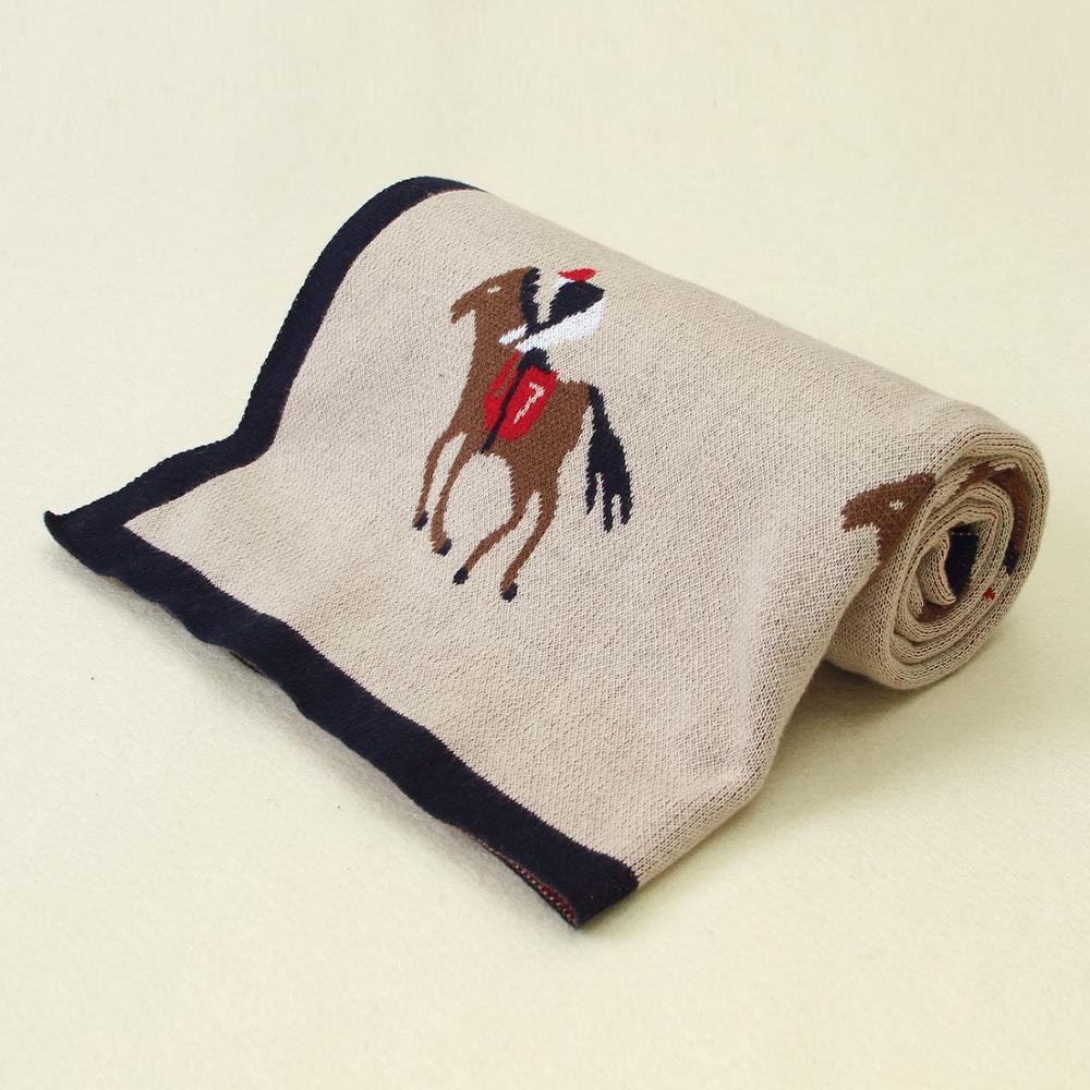 Coperte per bambini lavorate a maglia neonato simpatico cartone animato morbido caldo fasciatoio asciugamani da bagno per bambini 100 * 80 cm bambino Infantil passeggino coperta da letto
