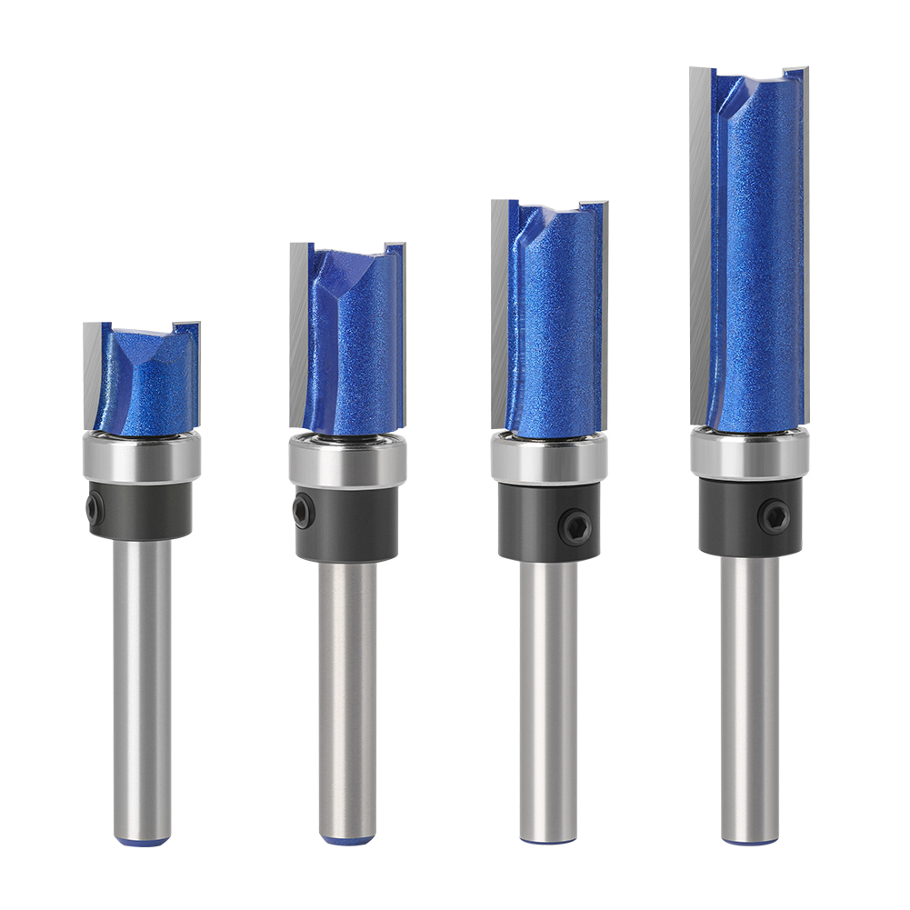 1 Chiếc 1/4 Trong 6Mm Chuôi Dao Router Bit Cắt Tỉa Gỗ Xay Cắt Lưỡi Kép